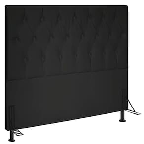 Cabeceira Queen 1,60m Estocolmo Suede Preto - Pallazio