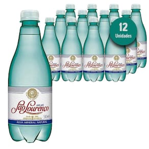 Água Mineral S/ Gás Pet São Lourenço 510Ml 12 Unidades
