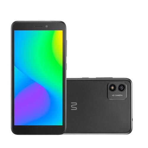 imagem-Smartphone Multi F 2 32GB Tela 5.5 pol. Dual Chip 1GB RAM Câmera 5MP + Selfie 5MP Android 11 Quad Core 3G Preto - P9173