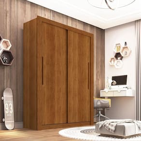 Guarda Roupa 2 Portas 2 Gavetas Panama Sallêto Móveis - Cinamomo