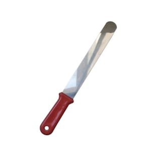 Espátula Para Alisar Bolo Vermelha 25cm (Linha Casa e Confeitaria Profissional)