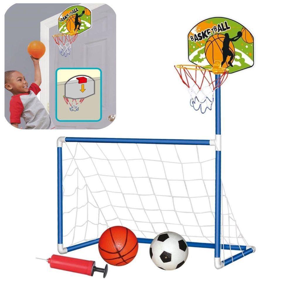 Kit Futebol Infantil Trave Gol Bola Bomba Brinquedo - Compre Agora