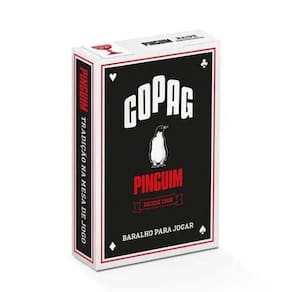 Baralho Pinguim Azul Naipe Convencional Copag Cartas Jogo Poker