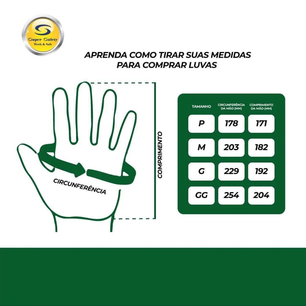 Luva De Segurança Anti Impacto Supersafety Ss Impact Ca 43978