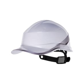 Capacete Aba Frontal Branco Com Carneira Diamond Deltaplus