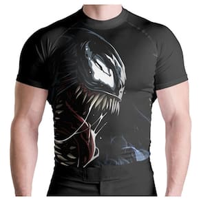 Rash Guard Venom Masculino Manga Curta