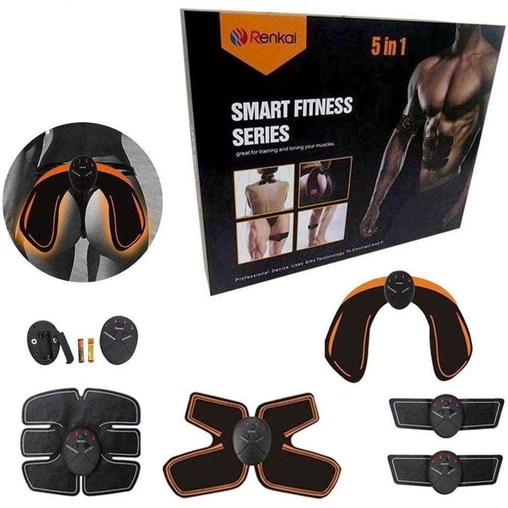 Tonificador Muscular Abdominal 5 Em 1 Pernas Barriga Eletromuscular Fitness Malhar Em Casa 5 Em 1