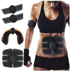 Aparelho Muscular Tonificador Eletroestimulador Abdômen Braço/Perna Bumbum 4 Em 1 Eletromuscular