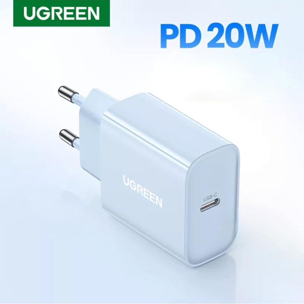 Carregador Ugreen 20W Pd Rápido Tipo-C Portátil