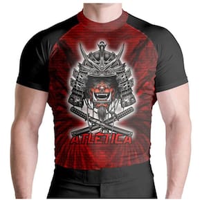 Rash Guard Samurai Red MC Atlética Esportes