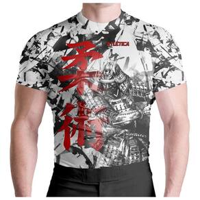 Rash Guard Samurai White MC Atlética Esportes