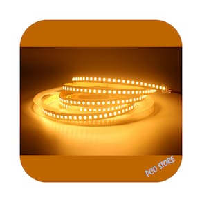 Fita De Led 3528 Alto Brilho 25w/m 5mts 240 Leds/m 12v Branco Quente