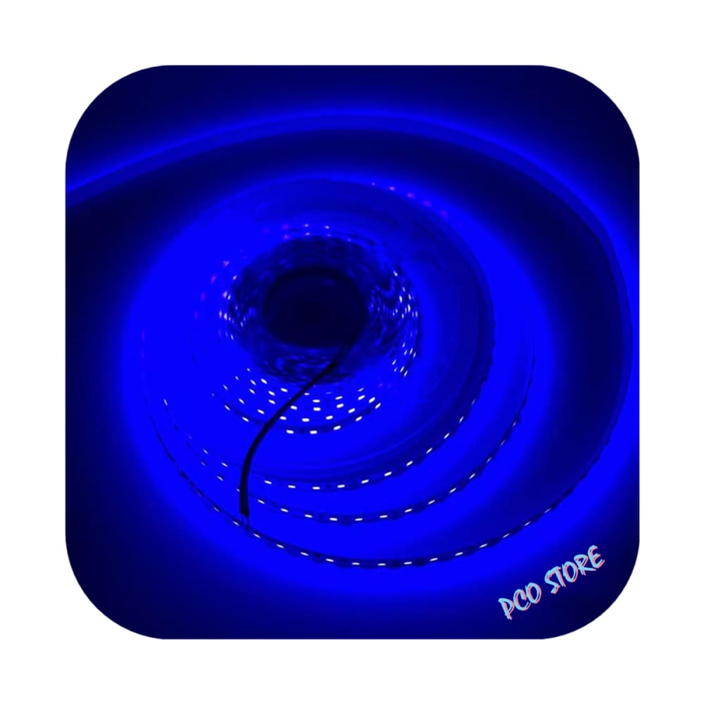 Fita De Led 3528 Alto Brilho 25w/m 5mts 240 Leds/m 12v Azul