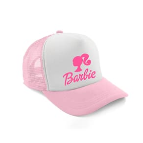 Barbie Boné Rosa De Redinha Com Logo Barbie