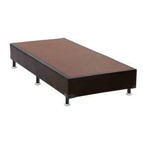 Base Box Sommier Solteiro Sintético Ortobom 30x88x188cm Preto