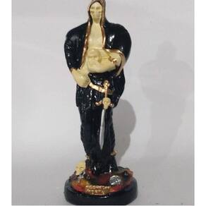 Imagem Exu Lorde Da Morte Gesso Estatua 20 Cm
