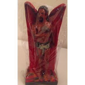 Imagem Exu Morcego Escultura Gesso Estatua 20 Cm