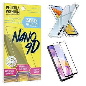 Kit Capinha Samsung M14 5G 6.6 + Película Indestrutível 9D