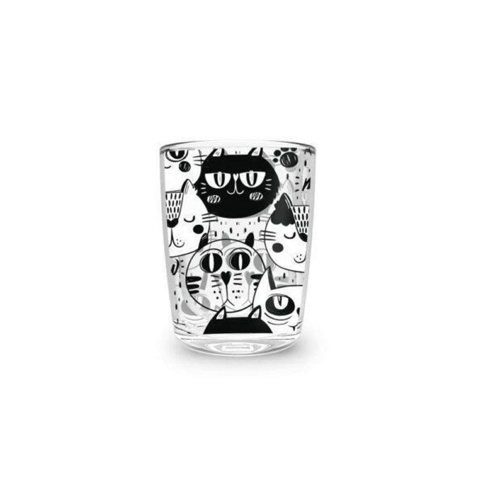 Copo Dose Shot Hx55 Gatos P/B