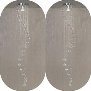 Lustre Para Lateral De Cama Com Base Inox 15cm de Diâmetro