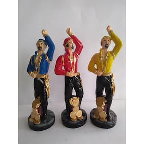 Imagem Cigano do Ouro Escultura Gesso Estatua 25 cm