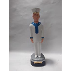 Imagem Marinheiro Escultura Gesso Estatua 20 cm