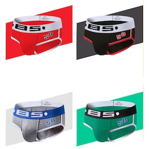 Kit 4 Cuecas Boxer Algodão CosLargo Premium Elioutlet Colors