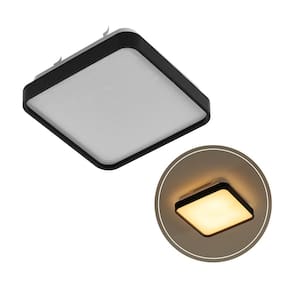 Plafon em Metal e Acrílico Black 28x28cm LED 12W 3000K ST1940