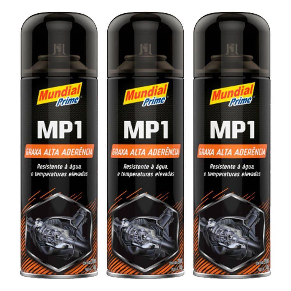 Graxa Spray Alta Aderencia MP1 250ml 03 Uni MUNDIAL PRIME