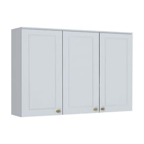 Armário Aéreo P/ Cozinha Americana 3 Portas 120cm Branco - Henn