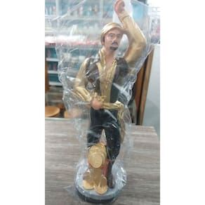 Imagem Cigano Milionario Escultura Gesso Estatua 25 Cm