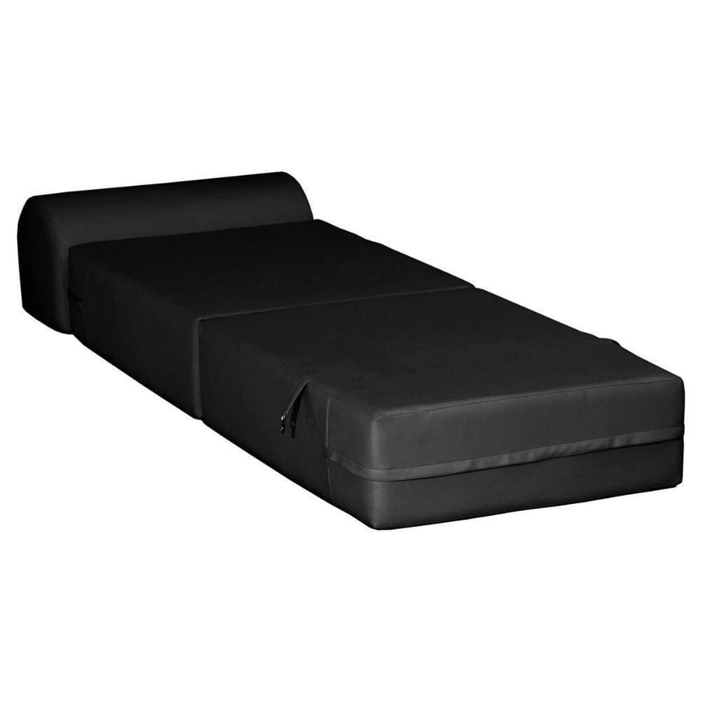 Sofá Cama Solteiro New Extra Suede Marrom - Paropas