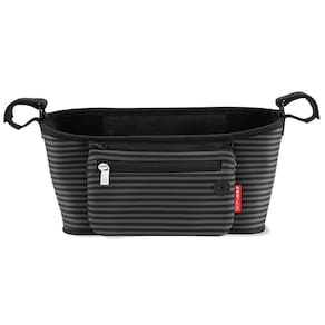 Organizador Para Carrinho De Bebe Listrado Preto/Cinza - Skip Hop
