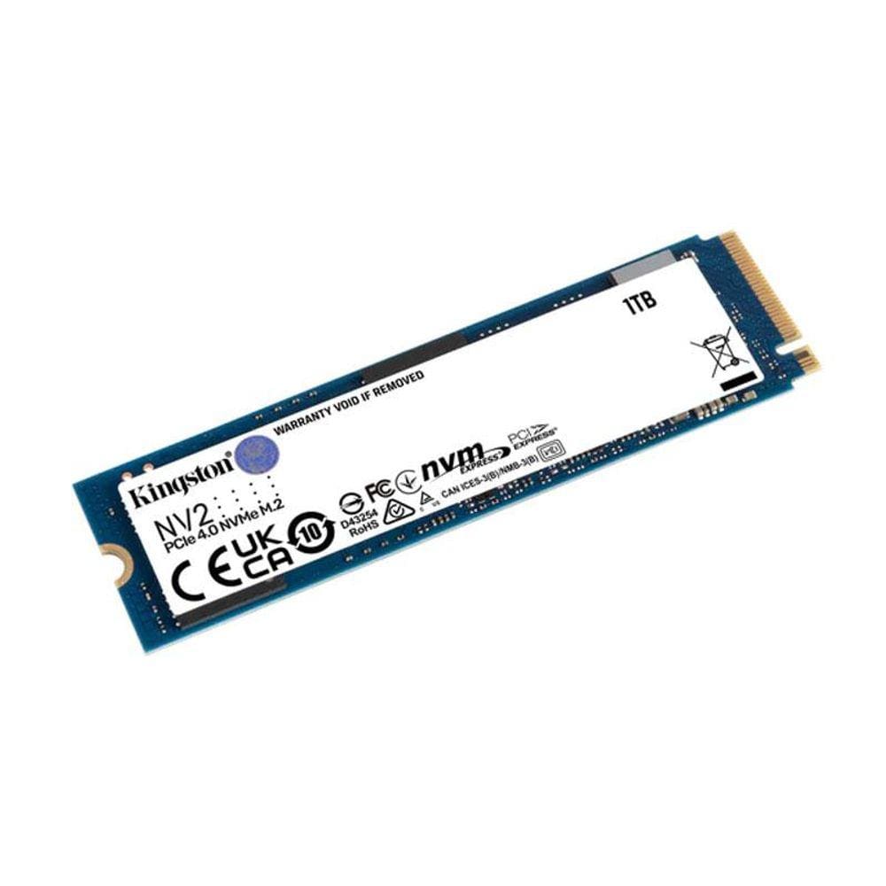 HD SSD Kingston NV2 1TB m.2, Nvme, Leitura 3500mb/s, Gravação 2100mb/s SNV2S/1000GB