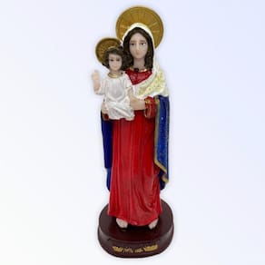 Imagem Nossa Sra da Saúde Escultura Resina 15 cm