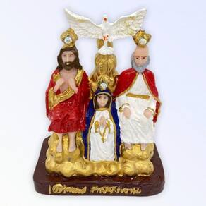 Imagem Divino Pai Eterno Escultura Resina 10 cm