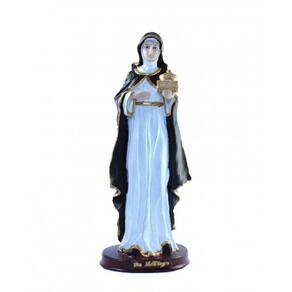 Imagem Santa Edwiges Escultura Resina Estátua 28 cm