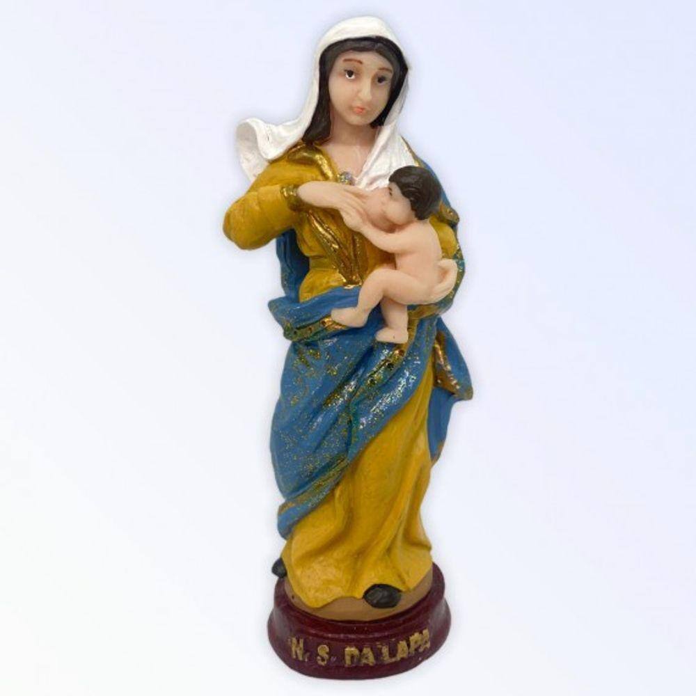 Imagem Nossa Sra da Lapa Escultura Resina 15 cm