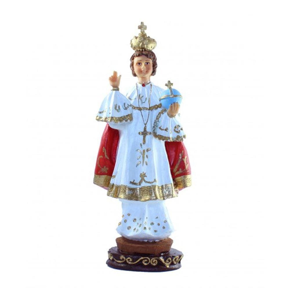 Imagem Menino Jesus Escultura Resina 17 cm