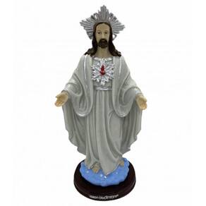 Imagem Jesus Oxala Escultura Resina Estátua 31 cm