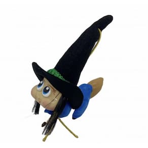 Imagem Bruxa Eleonora Azul Escultura Resina 11 Cm