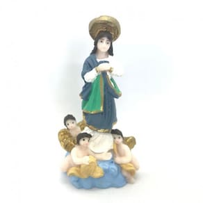 Imagem Nossa Sra Conceição Escultura Resina 07 cm
