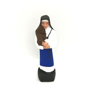 Imagem Santa Dulce Escultura Resina Estátua 10 cm