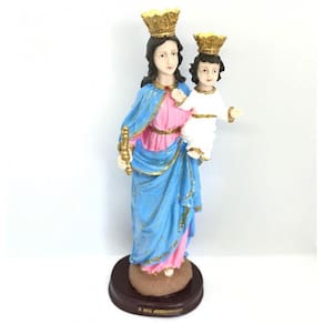 Imagem Nossa Sra Auxiliadora Escultura Resina 29 cm