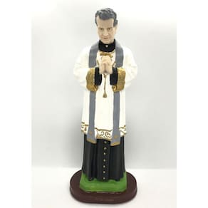 Imagem Dom Bosco Escultura Resina Estátua 32 cm