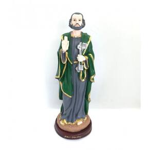 Imagem São Pedro Escultura Resina Estátua 27 cm