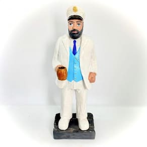 Imagem Capitão Escultura Resina Estátua 20 cm