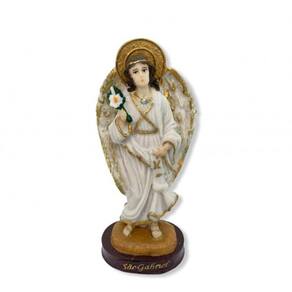 Imagem Arcanjo Gabriel Escultura Resina 14 cm