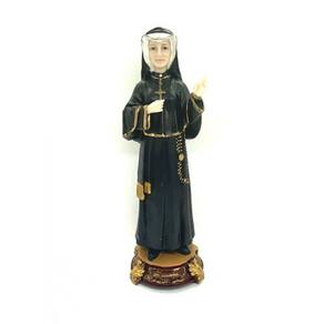 Imagem Santa Faustina Escultura Resina Estátua 31 cm