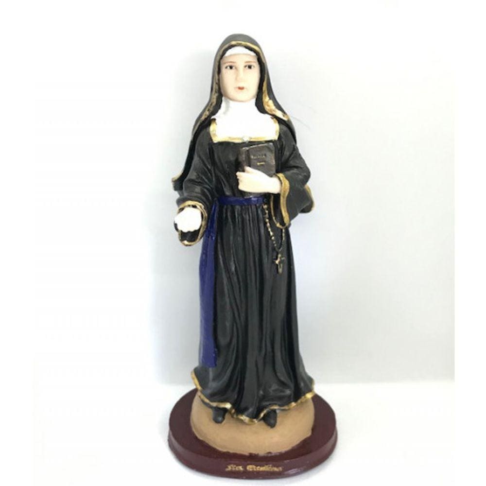 Imagem Santa Paulina Escultura Resina Estátua 28 cm